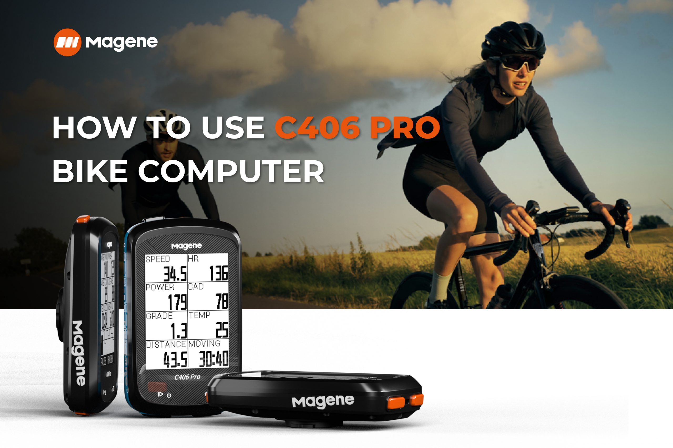 How to Use Magene C406 Pro GPS Smart Bike Computer