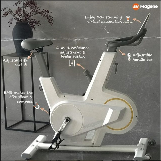 Spin bike outlet with automatic resistance